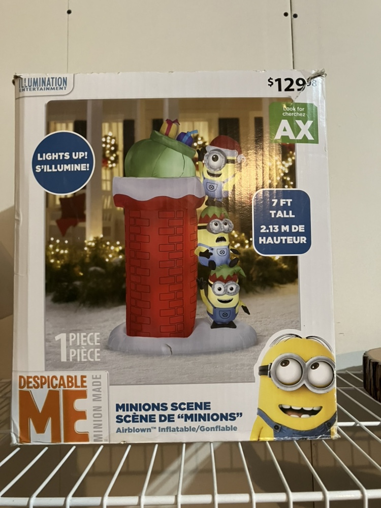 Despicable Me Outdoor Inflatable Christmas Scene thumbnail