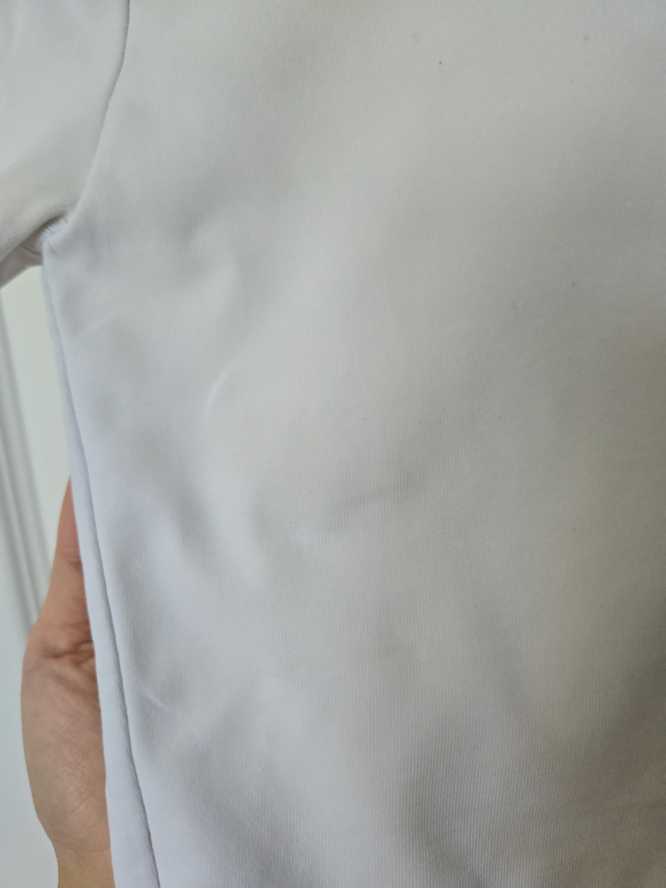 XXS Babaton Contour White Crop Top T-shirt image indicator(4)