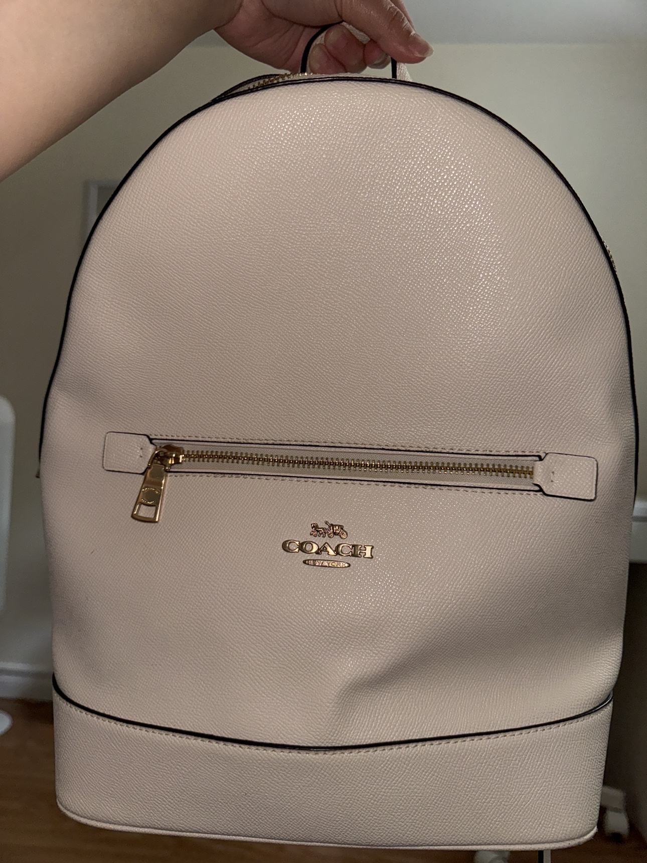 Cream backpack