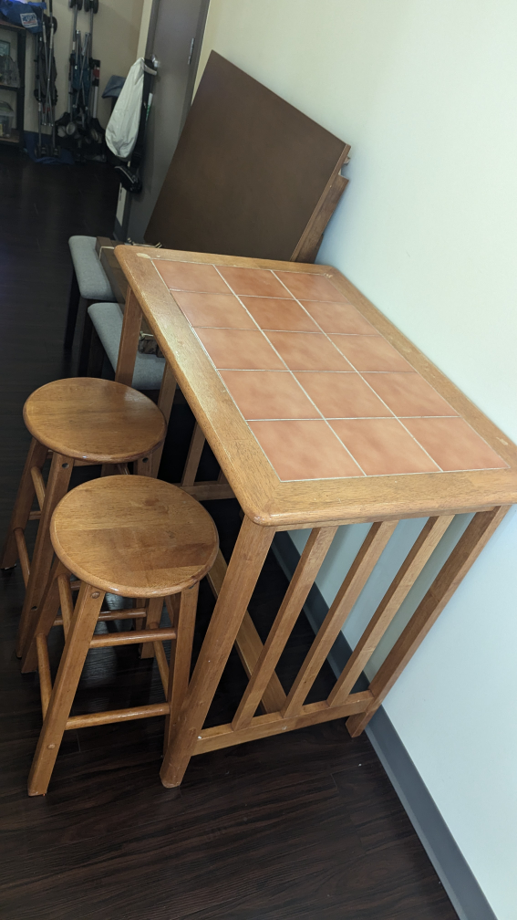 Table and stools