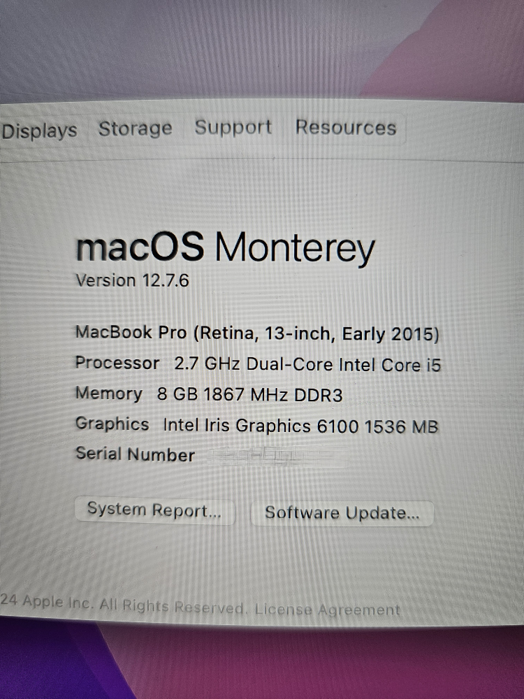 MacBook Pro 13-inch, Early 2015, 8GB, 256GB - photo 2