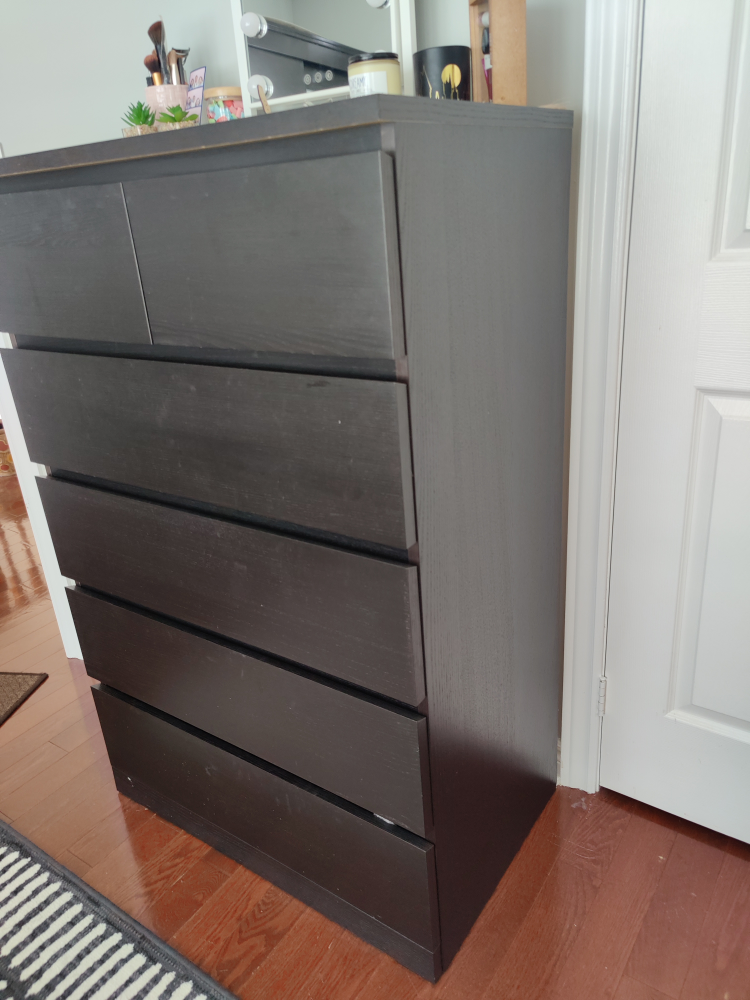 IKEA Black Chest of Drawers - photo 2