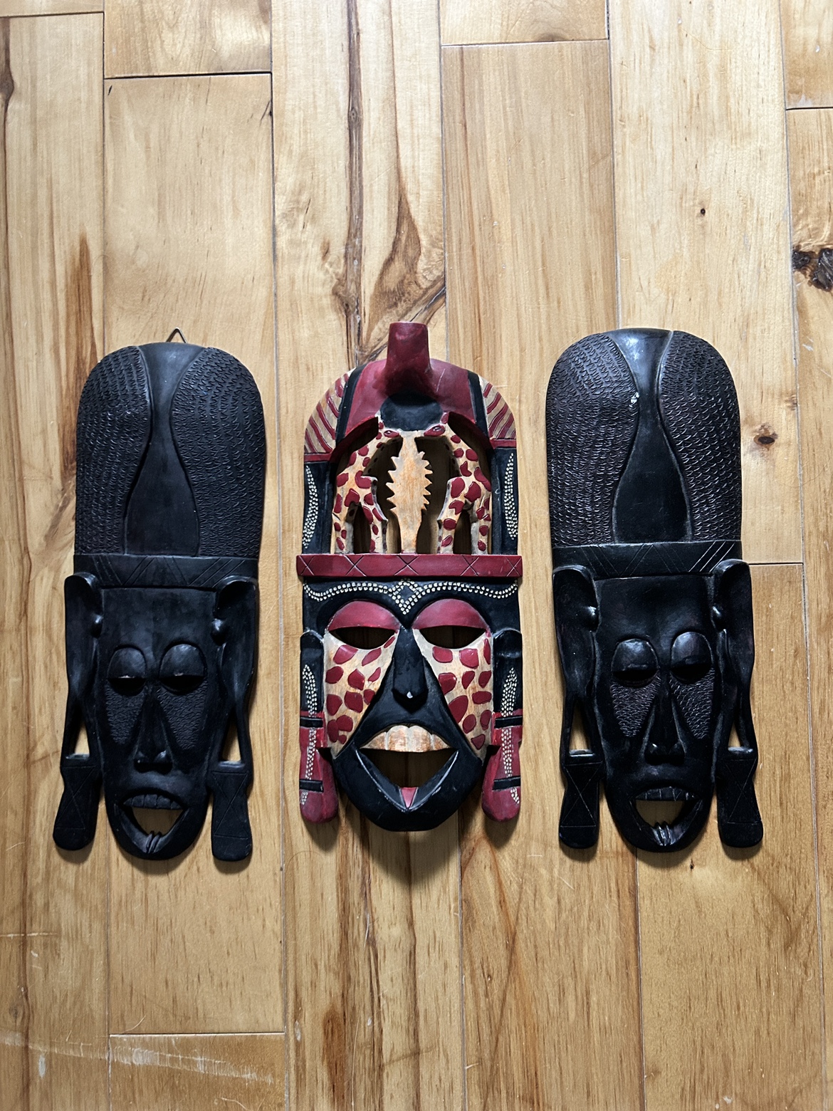 African Wooden Wall Decor