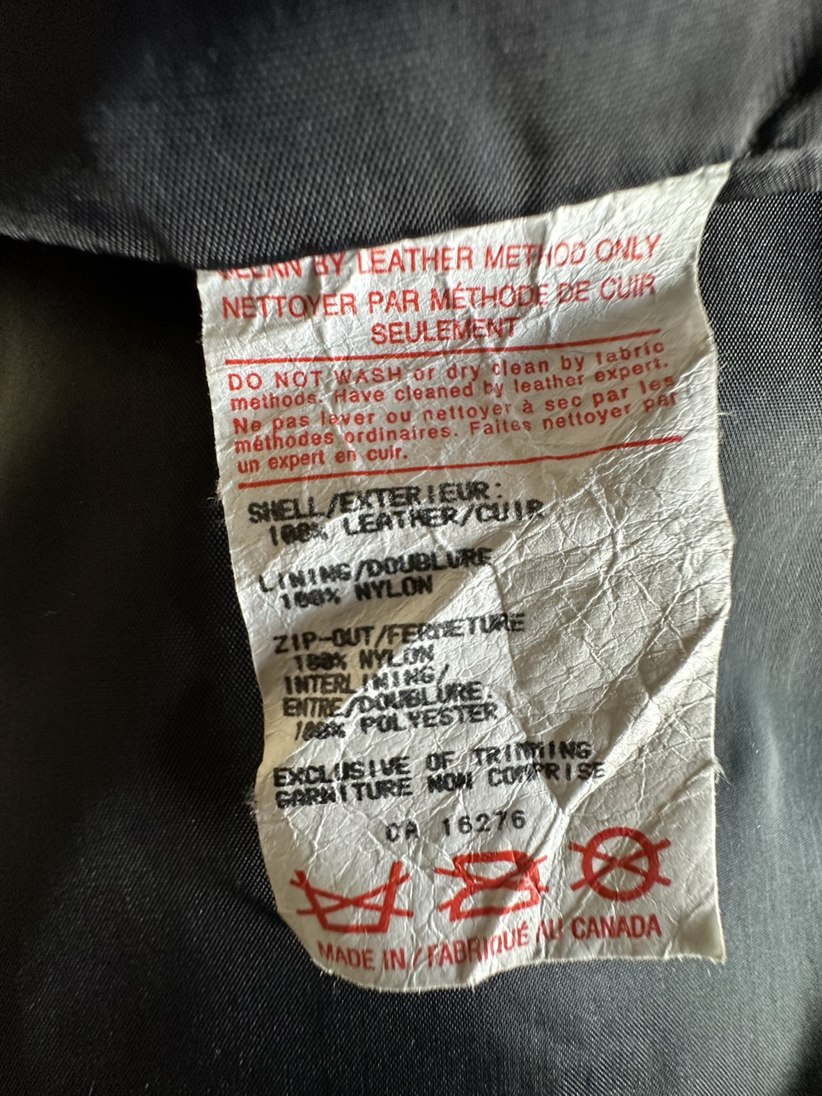 REAL LEATHER JACKET- Like New image indicator(5)