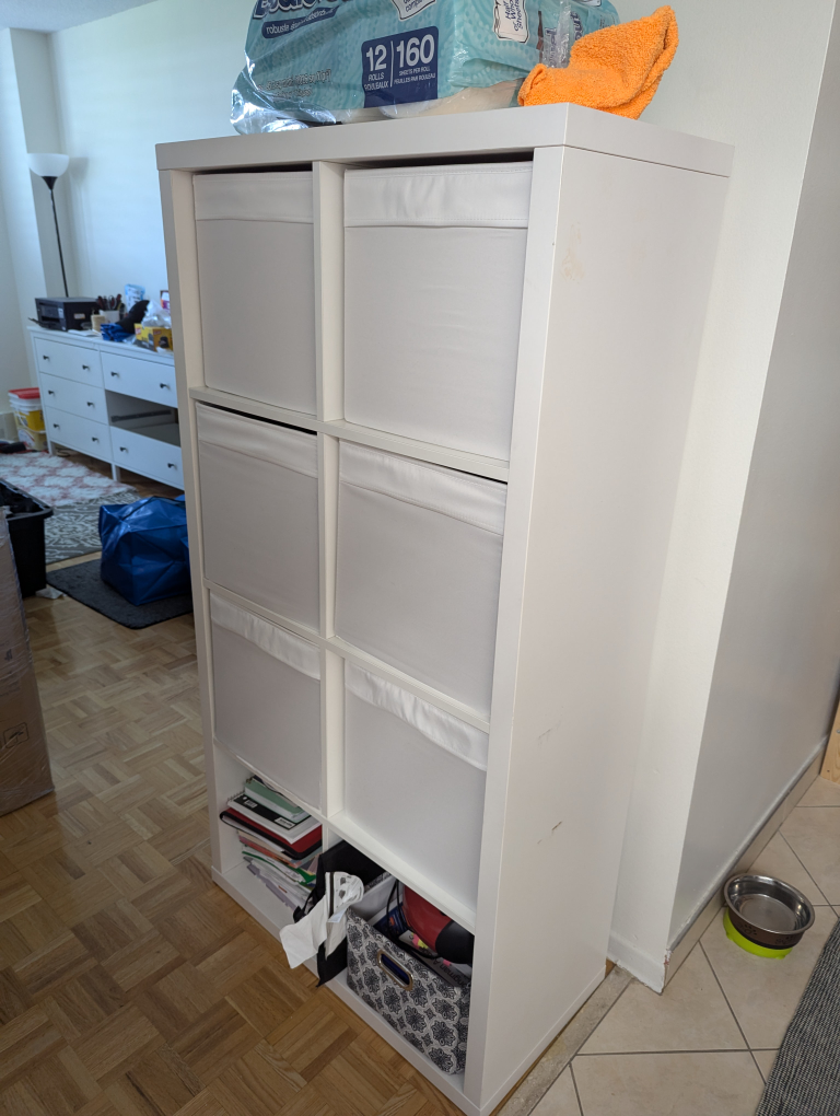 White Cube Shelving Unit
