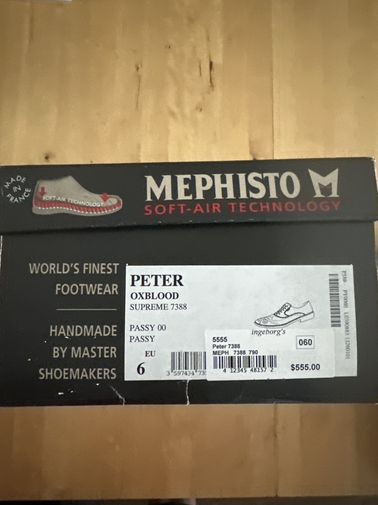 Mephisto Goodyear Welt Red Leather Oxford Shoes image indicator(8)