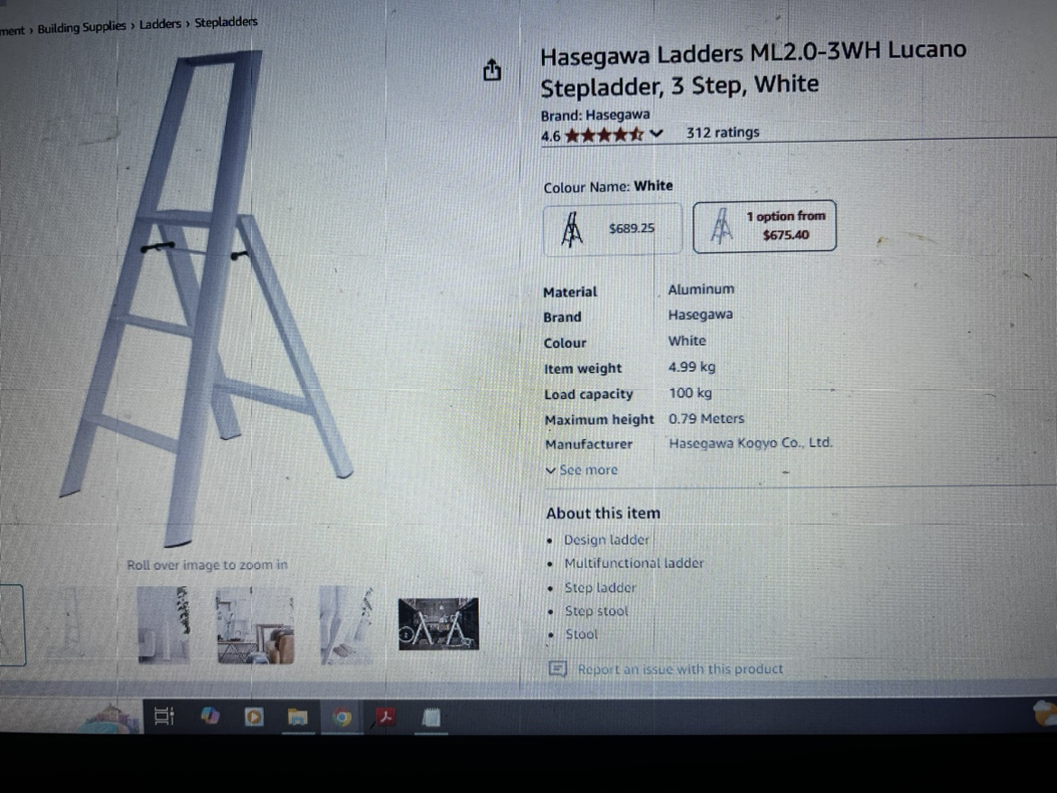 Lucano Hasegawa 3-Step Ladder image indicator(8)