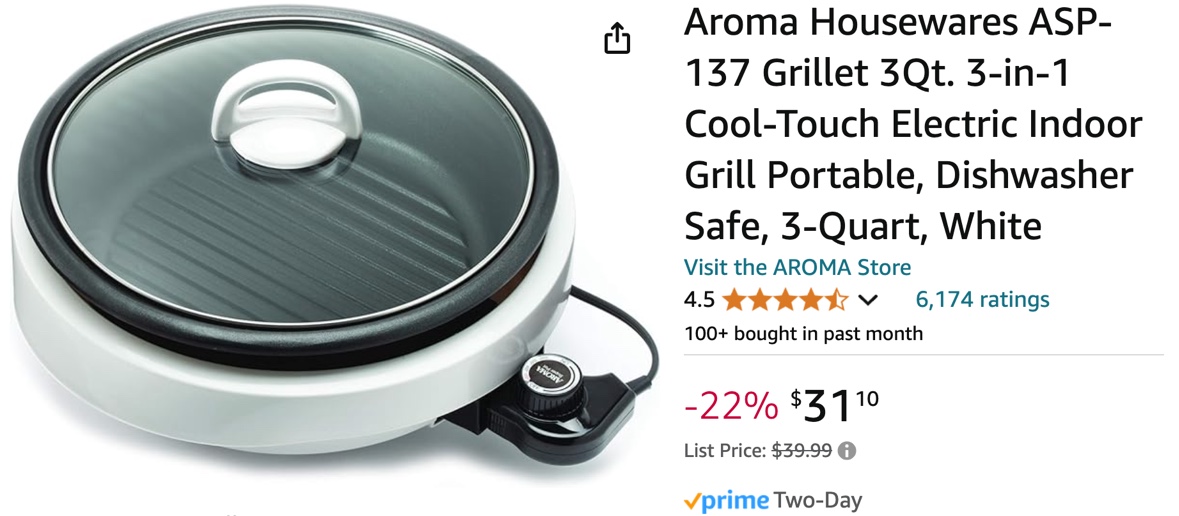3 in 1 hot pot griller