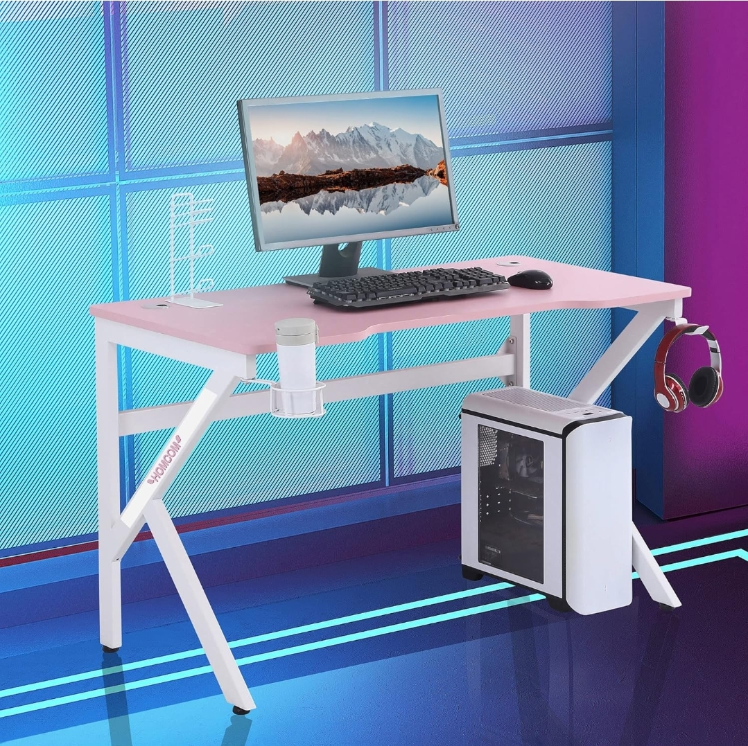 Pink Gaming Desk thumbnail