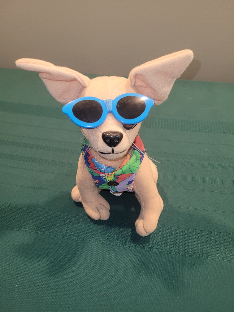 Vintage 1998 Casanova Plush Talking Chihuahua