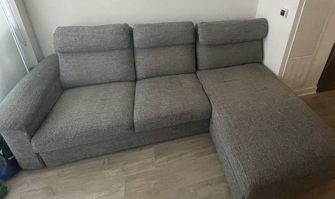 GREY IKEA COUCH