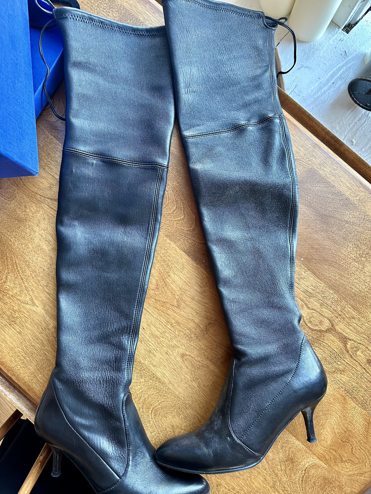 Authentic Stuart Weitzman Tieland Leather Boots - photo 4
