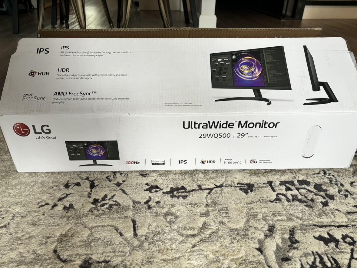 LG 29" Ultrawide Monitor thumbnail