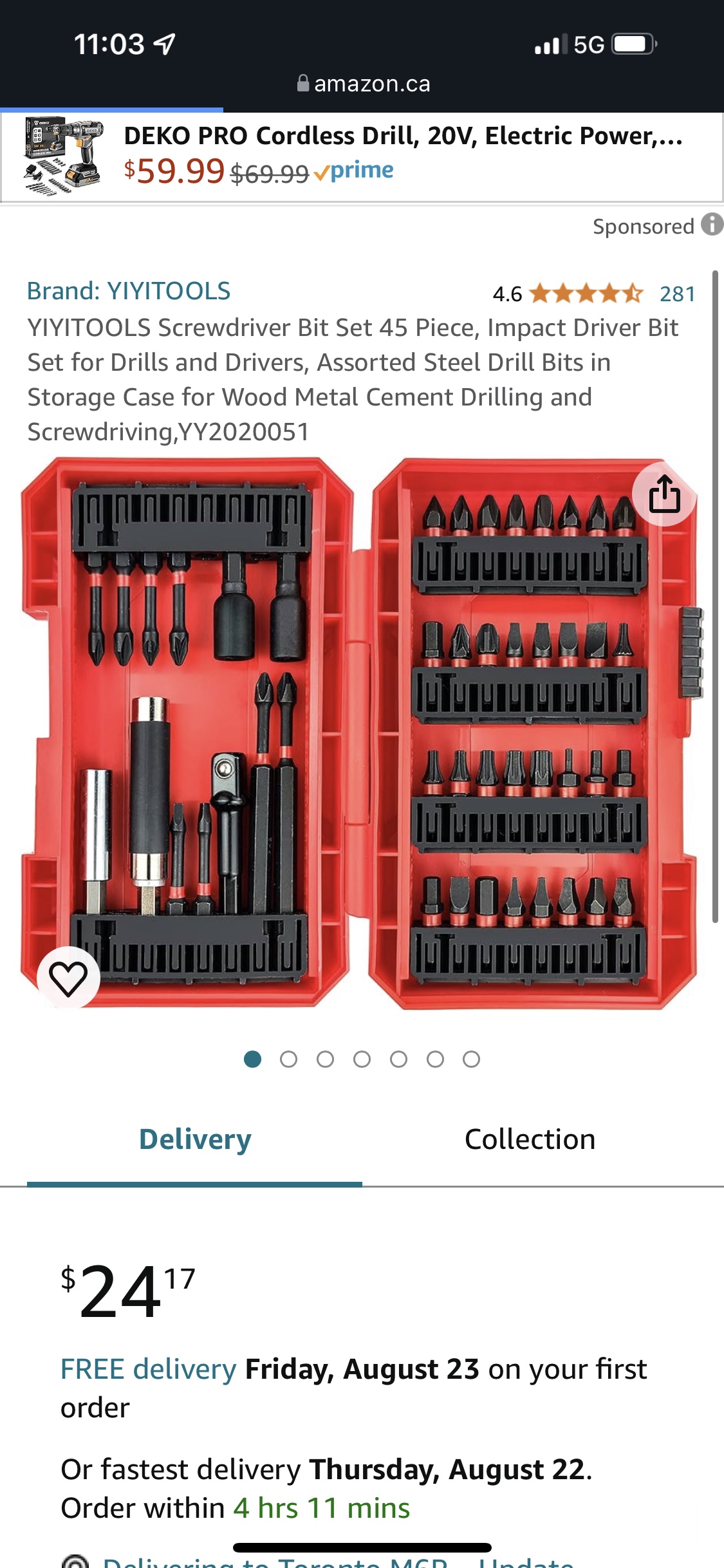 YIYITOOLS Screwdriver Bit Set thumbnail