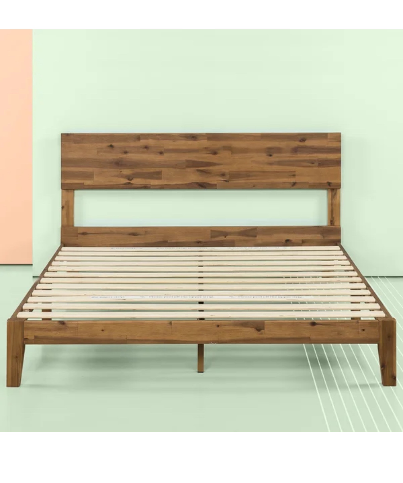 Queen size Wood bed frame - photo 3