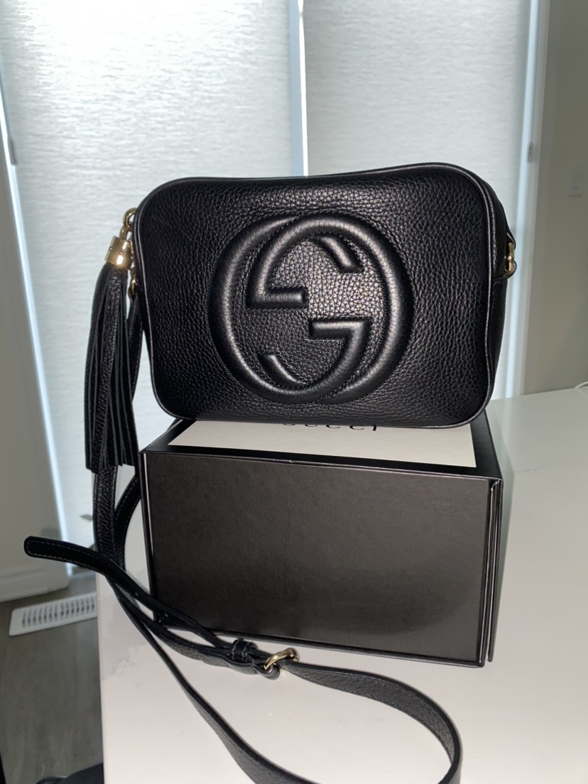 Gucci Soho Disco Bag - Pebbled Leather, Authentic thumbnail