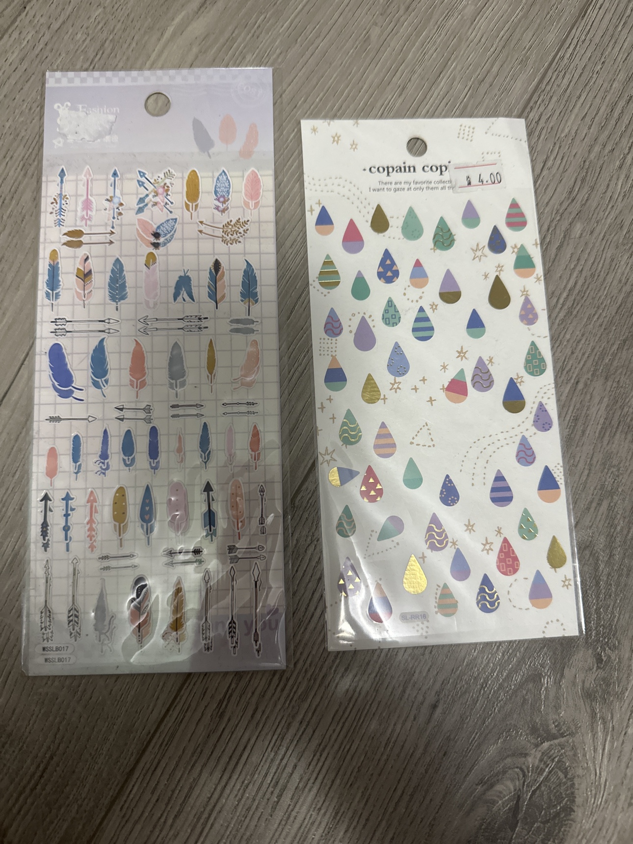2 Sheets of Stickers thumbnail