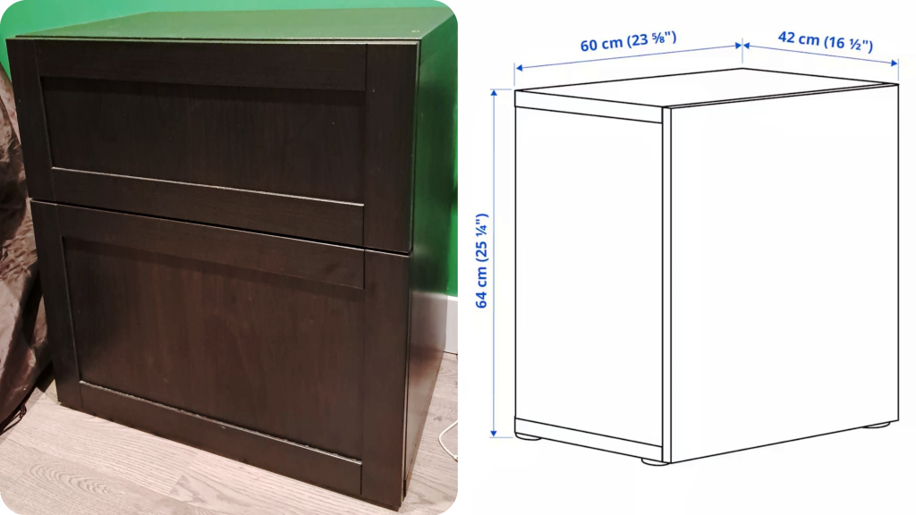 Two-Drawers Nightstand