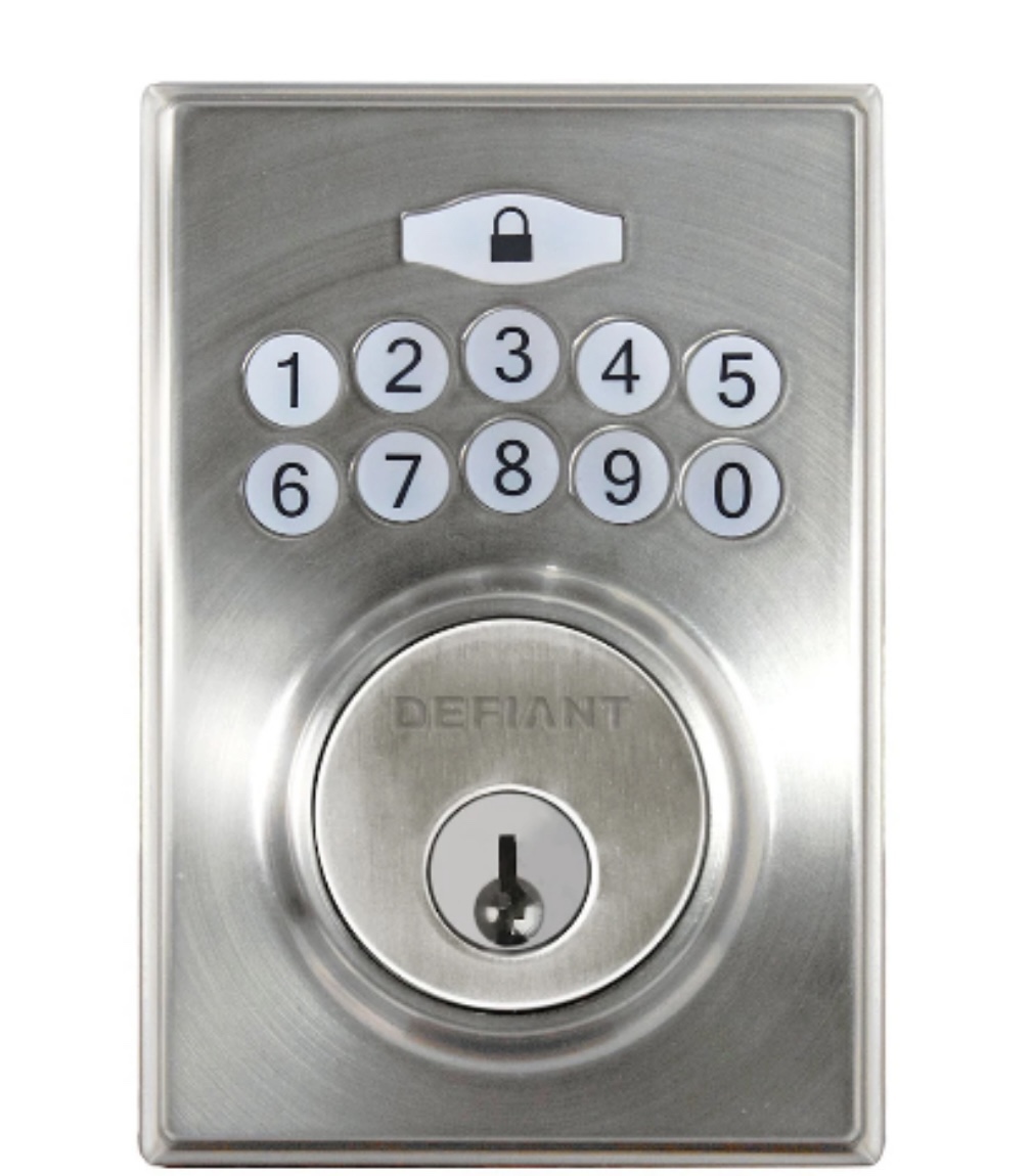 Defiant keyboard entry door lock thumbnail