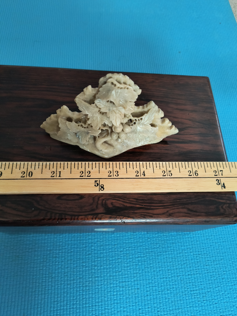vintage soapstone sculpture