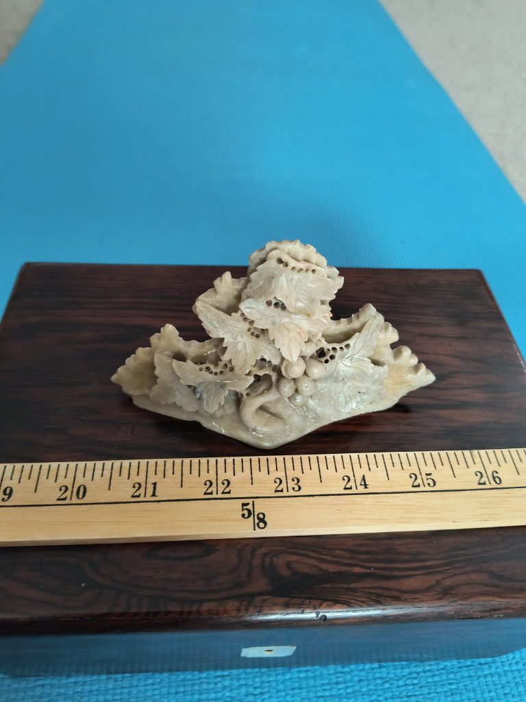vintage soapstone sculpture - photo 2