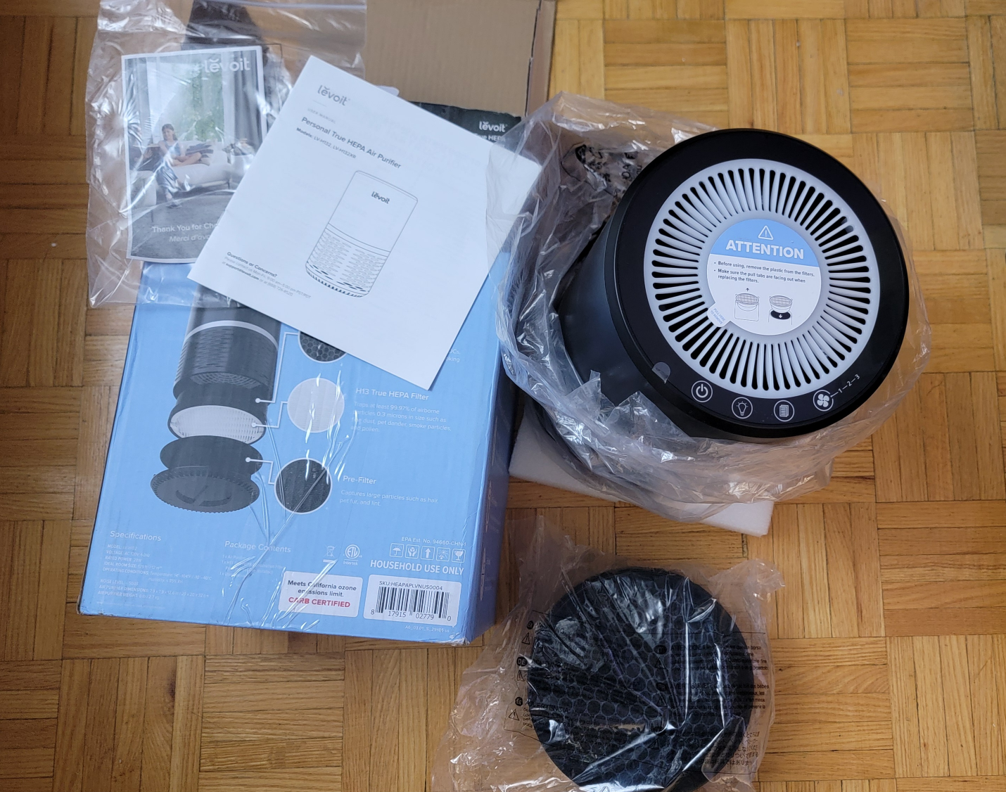 LEVOIT Air Purifier for Smokers Allergies and Pets, HEPA image indicator(8)