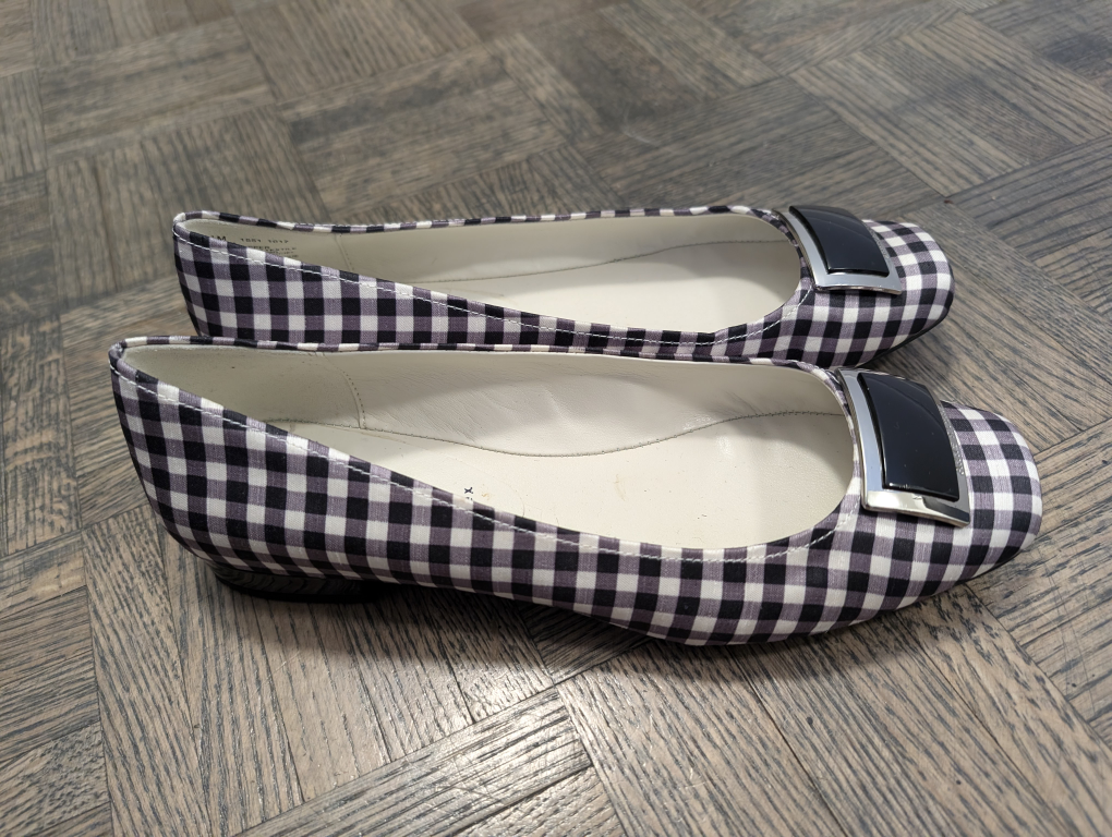 Anne Klein Gingham Flats image indicator(2)