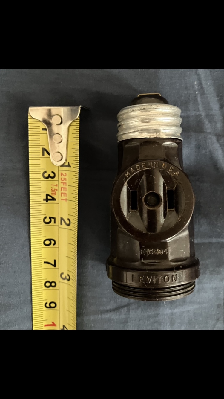 Vintage Leviton Light Socket Adapter 💡🔌 #freecycle image indicator(2)