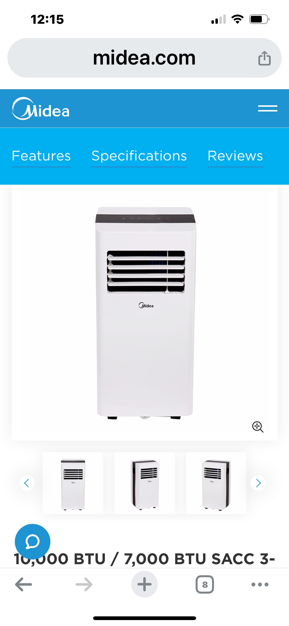 Portable Air Conditioner/dehumidifier - photo 3