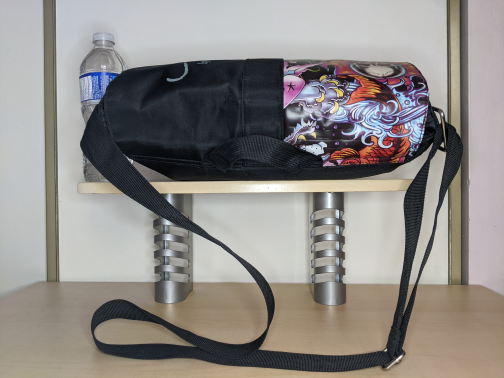 Ed Hardy Death Before Dishonor Y2K Black Messenger Bag Vintage image indicator(5)