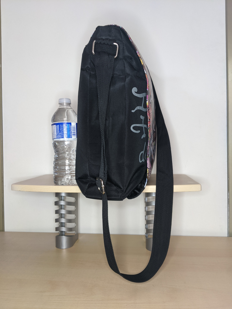 Ed Hardy Death Before Dishonor Y2K Black Messenger Bag Vintage image indicator(7)