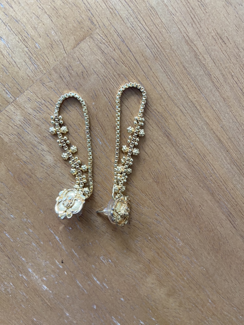 Earrings - studs with loop over top of ear thumbnail