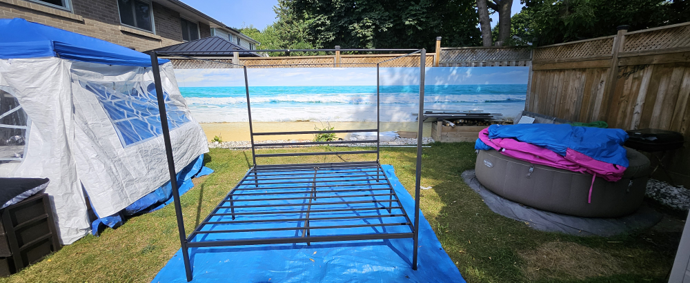 king size frame with canopy Metal and Bolt image indicator(6)