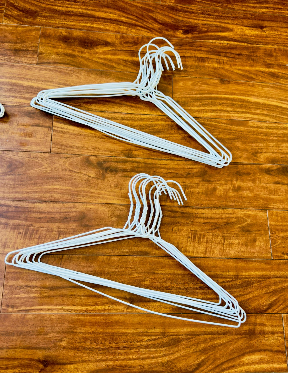 Metal Hangers, Closet Hangers, white and black 10 Pcs set - photo 3