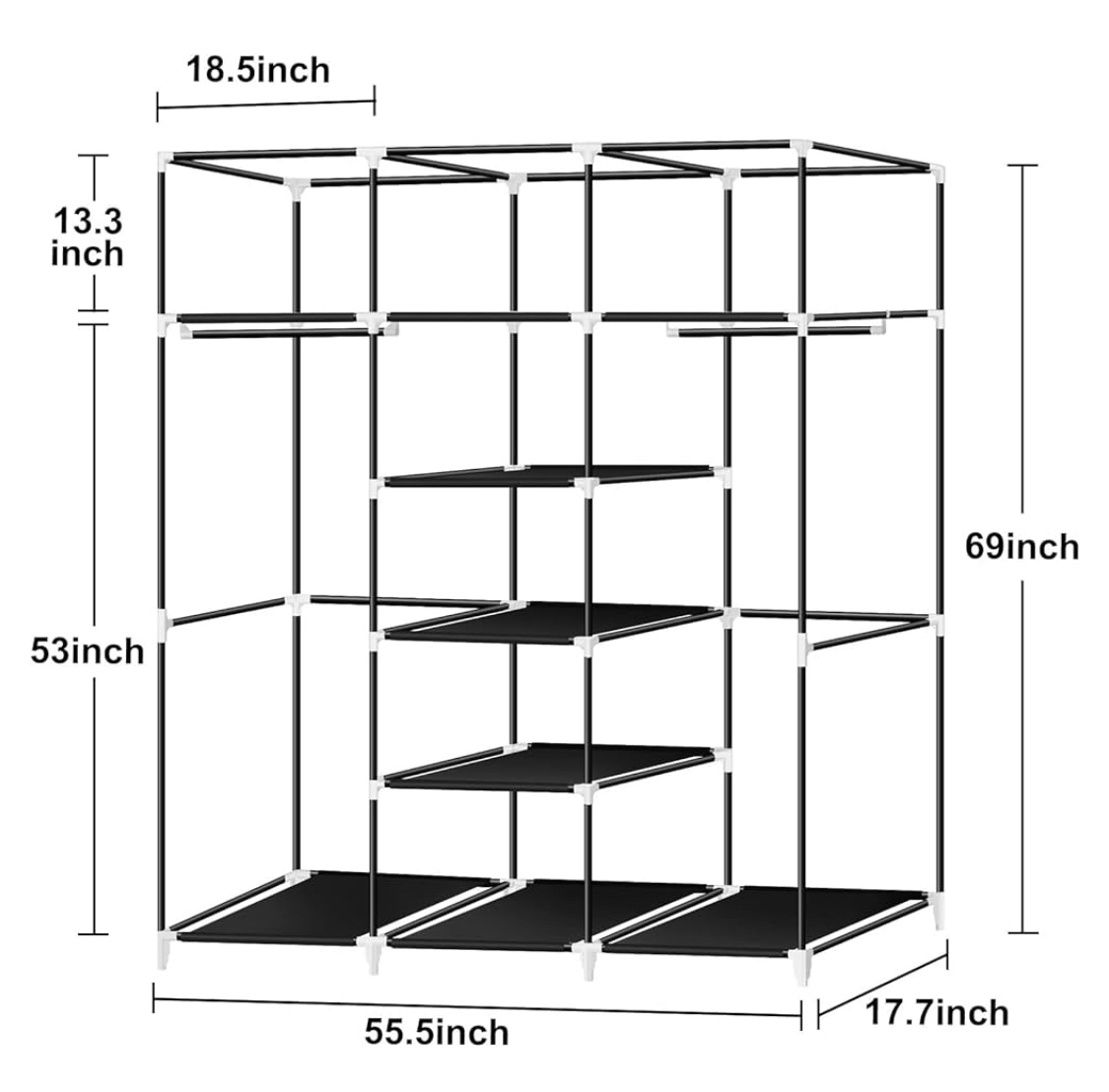 New Portable Wardrobe Closet - photo 2
