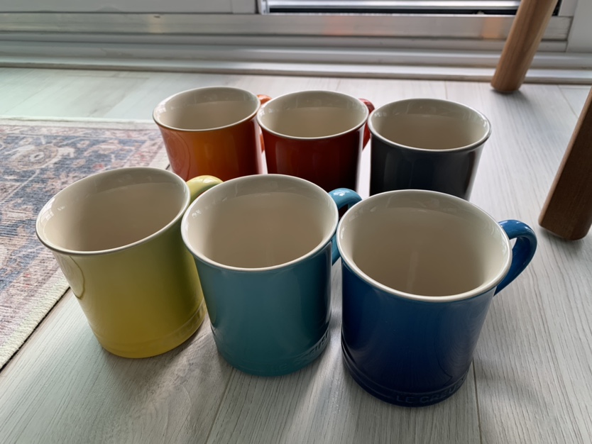 Le Crueset Glass Mugs (set of 6)
