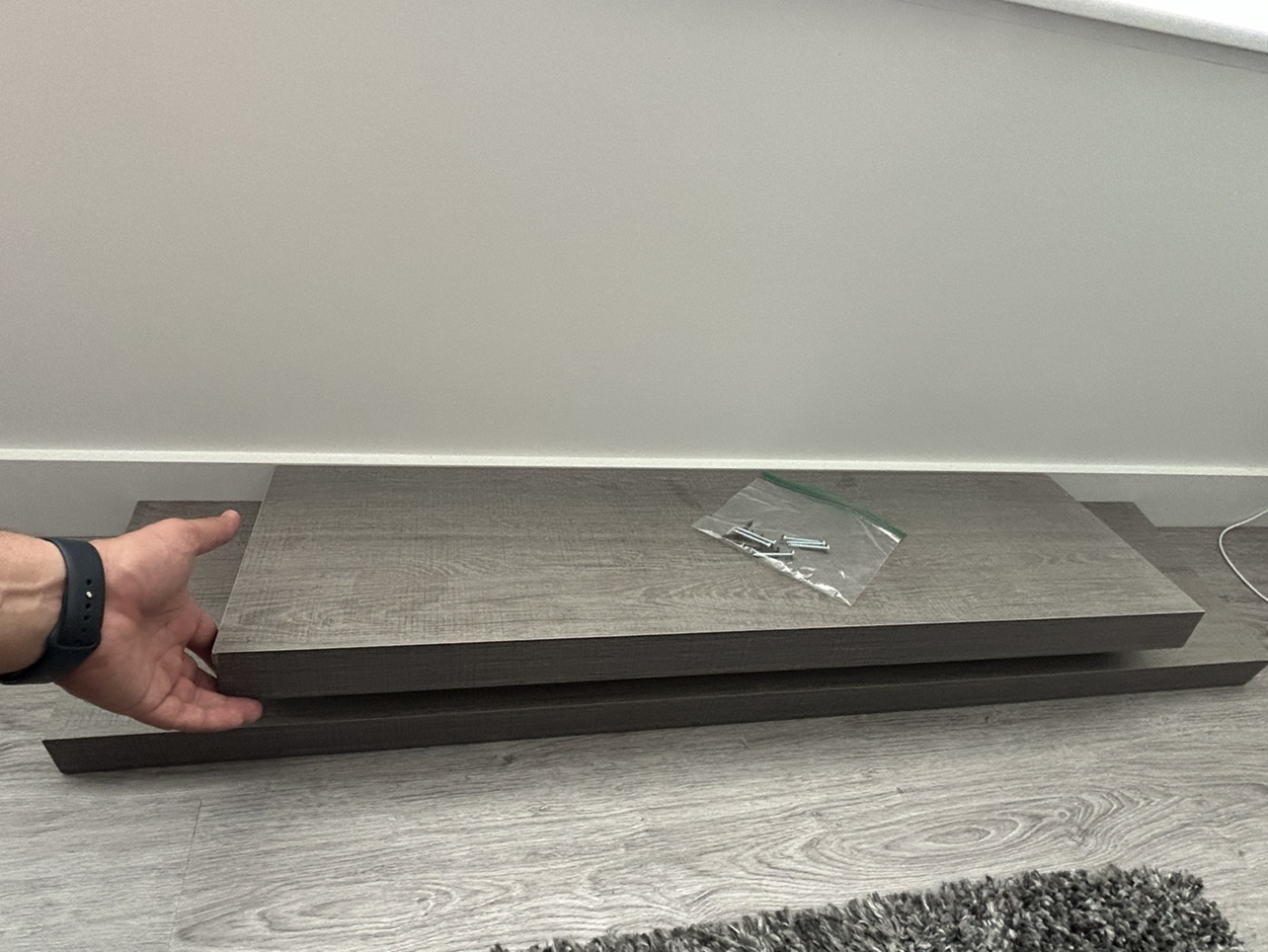 Floating Shelves - Grey