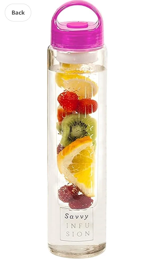 🥕 NEW!   Savvy Infusion Water Bottle image indicator(5)