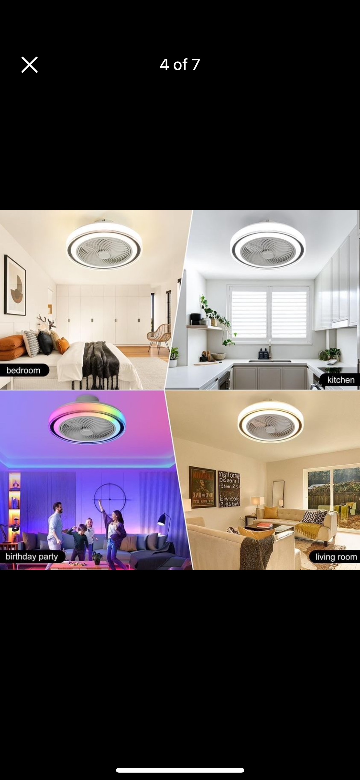 LED Ceiling Fan with Light - photo 3