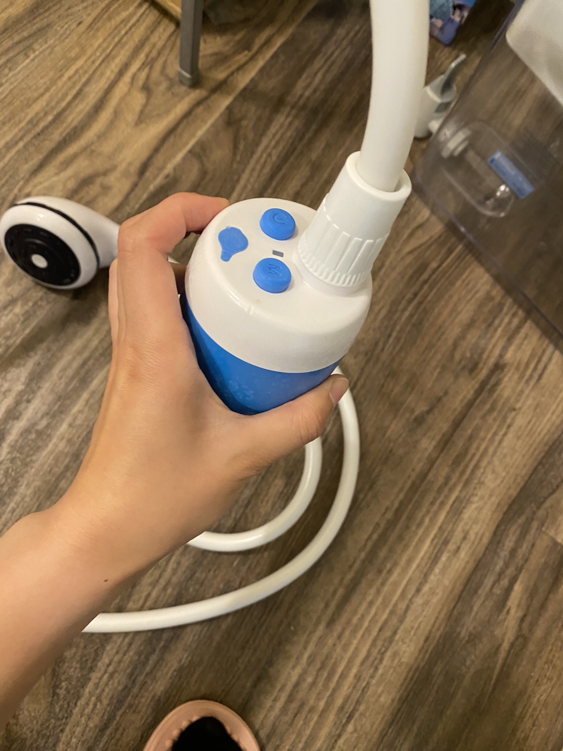Portable rechargeable shower and water pump - photo 2