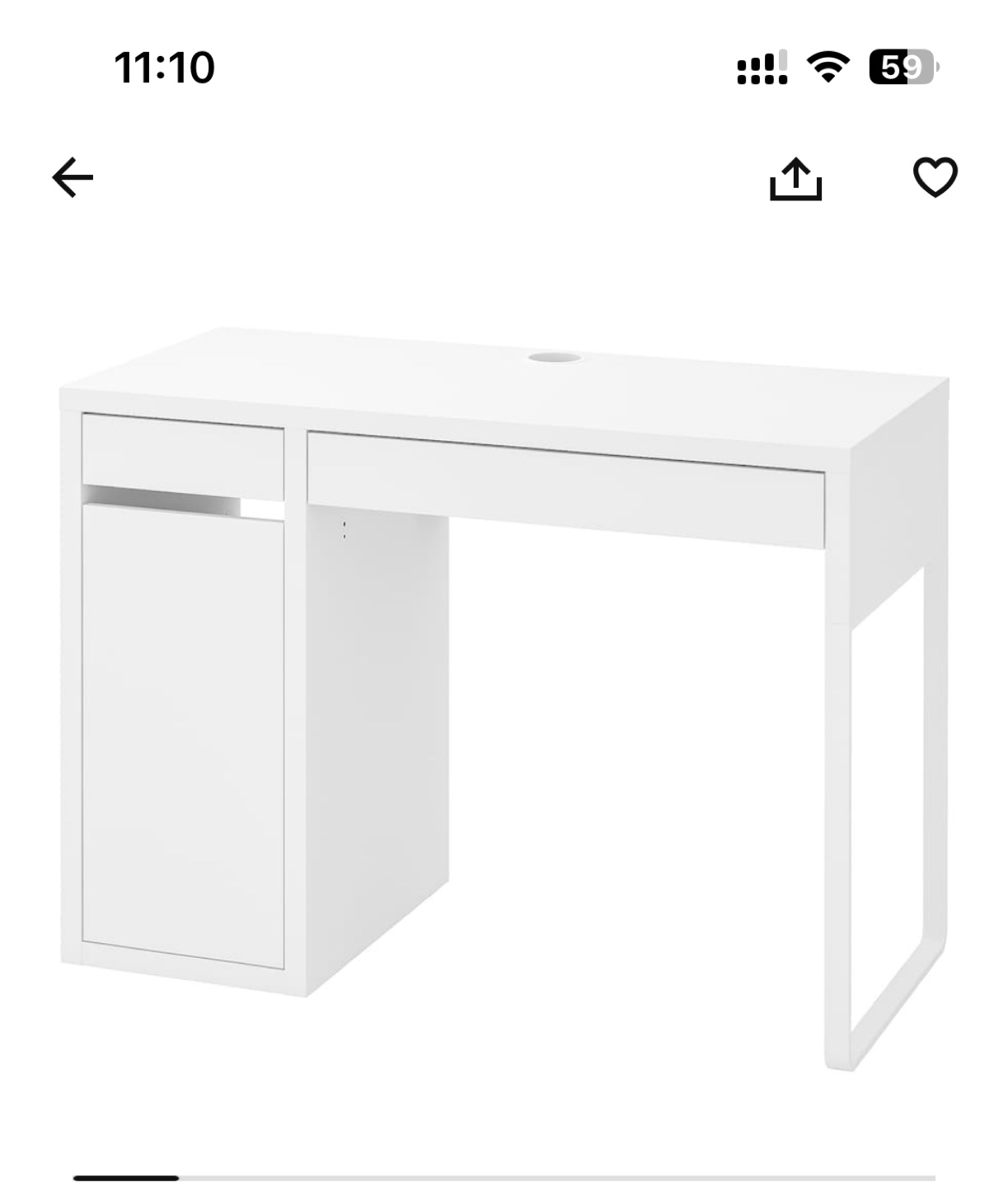 IKEA MICKE TABLE