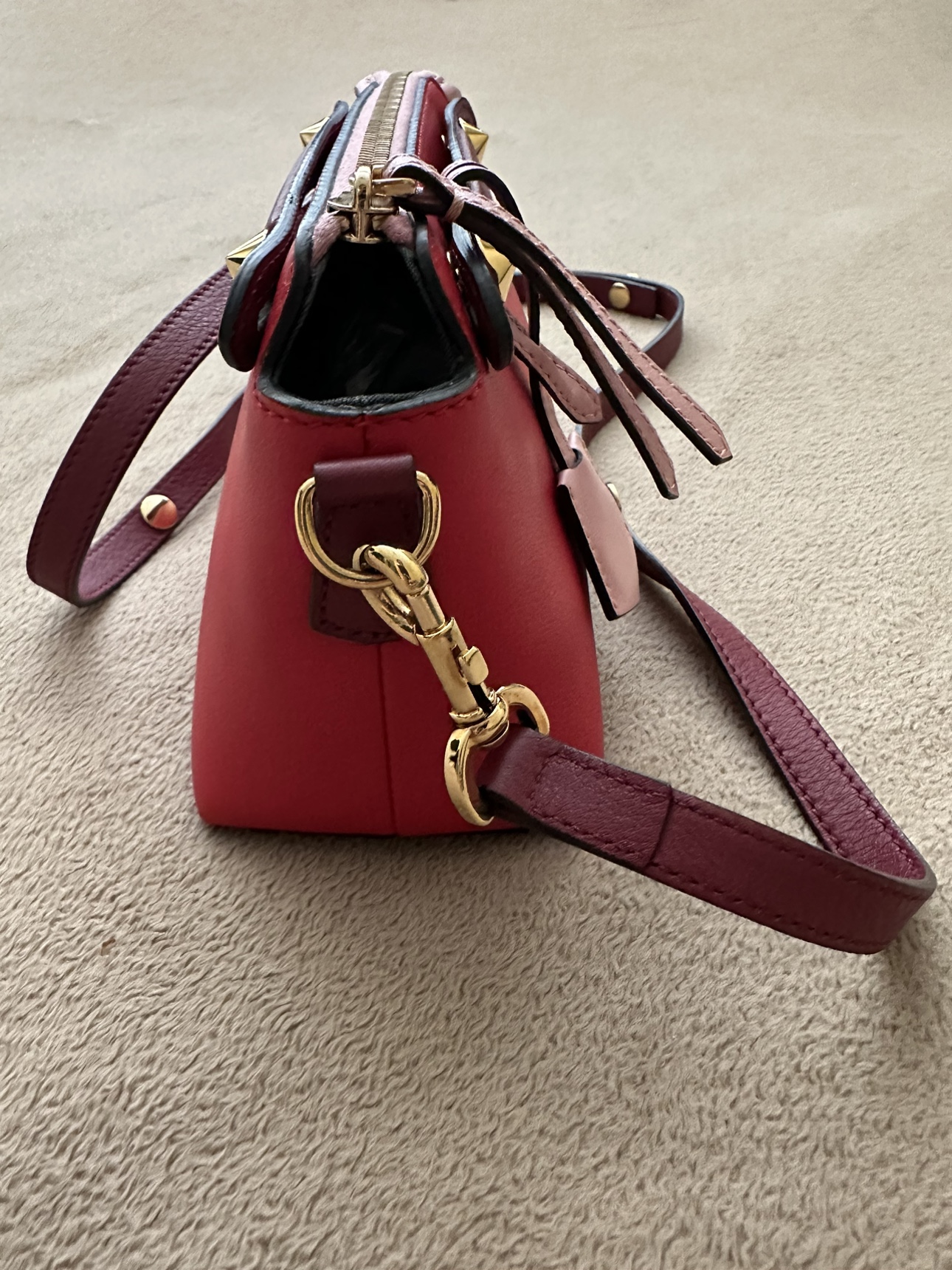 Fendi By the Way Tri Colour Leather Crossbody Bag image indicator(10)