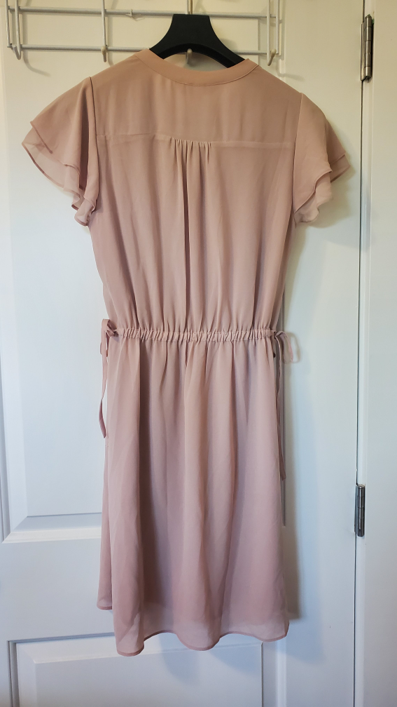 Brand new - H & M dress (dark teal & ballerina pink) image indicator(2)