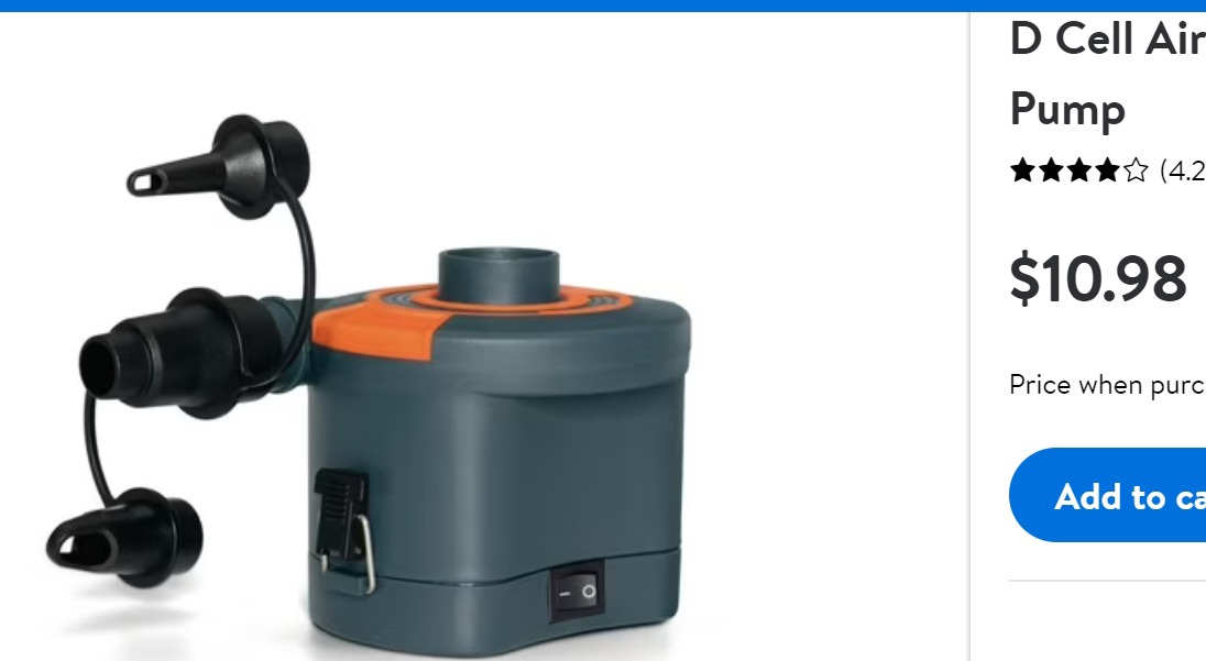 Battery-operated air pump thumbnail