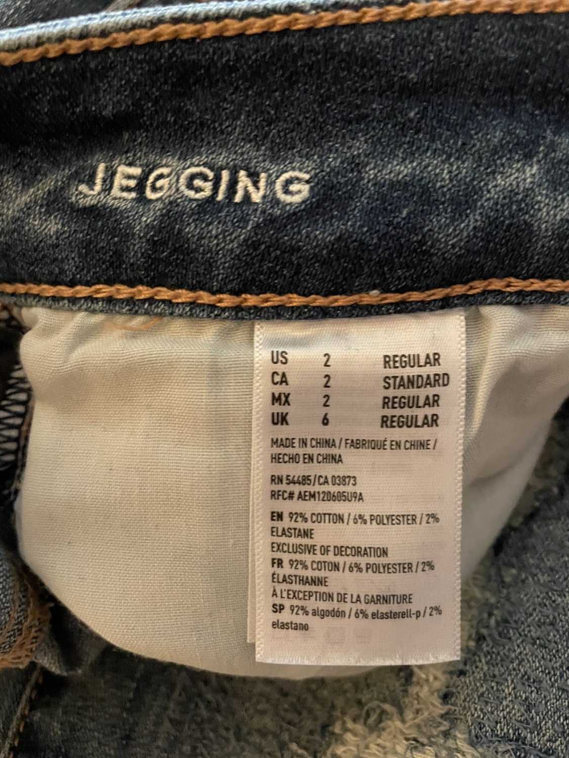 American Eagle Distressed Jegging size 2 - photo 3