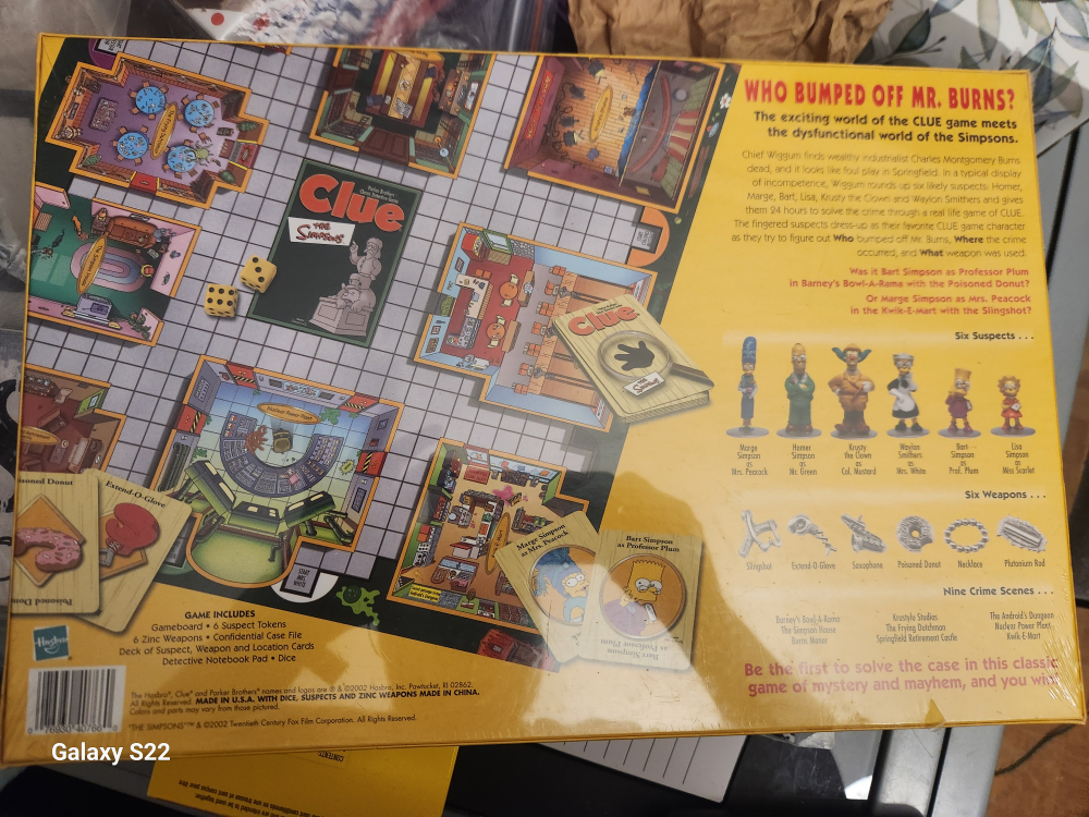 The Simpsons Clue 2nd Edition image indicator(2)