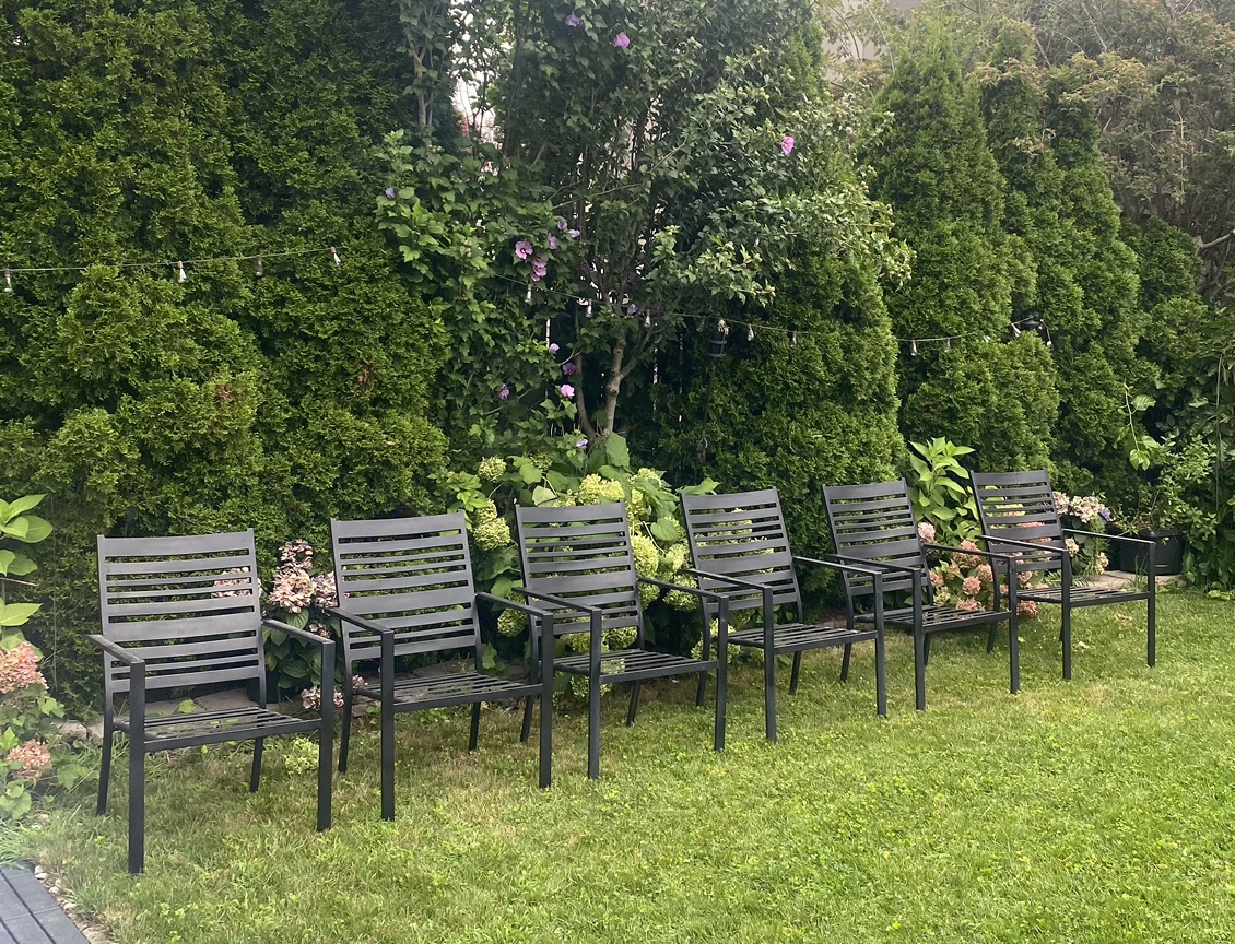 Paid chairs 6 for $180