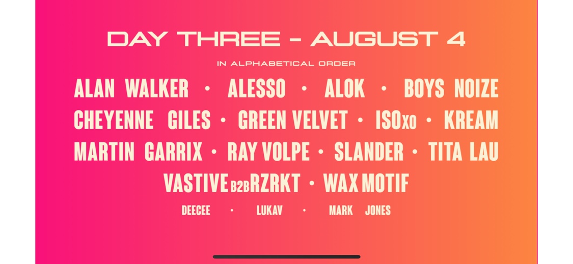 Veld GA Band x 2 for Day 3 Aug 4th thumbnail