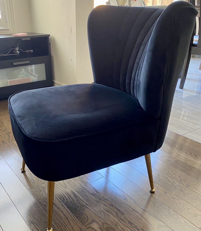 Velvet Accent Chair - photo 2
