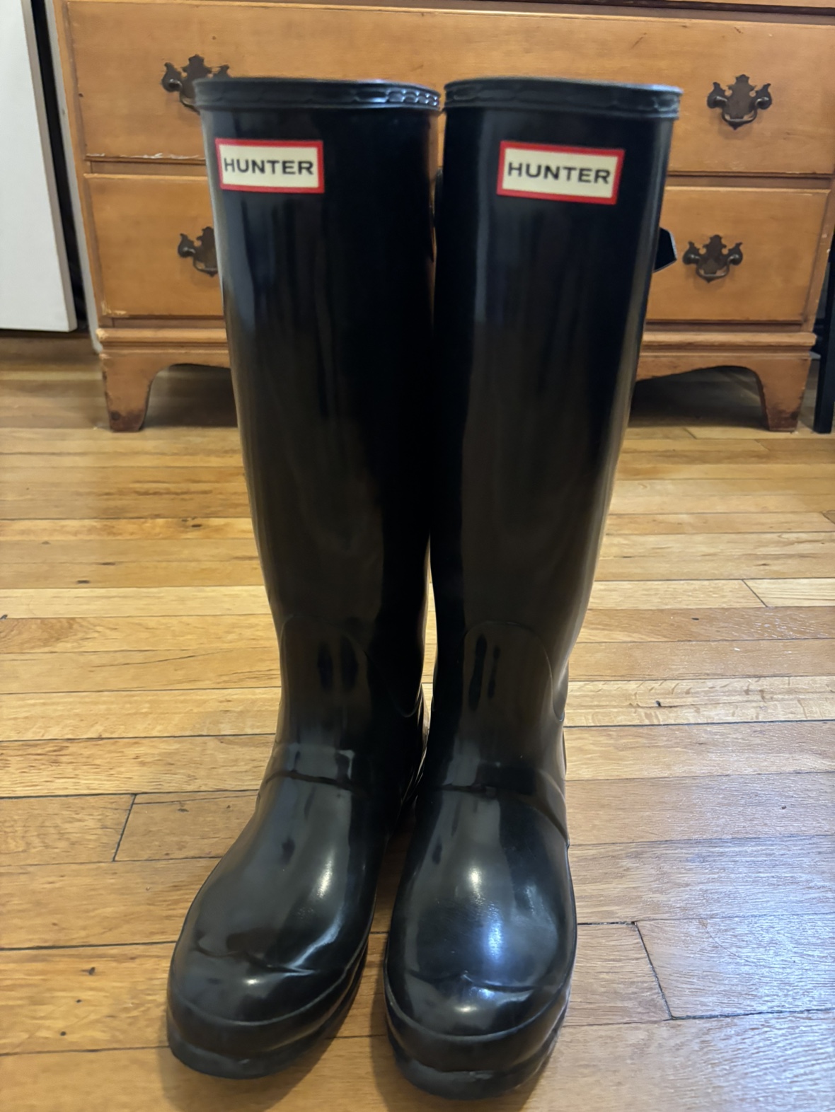 Hunter Women's Black Rain Boots
